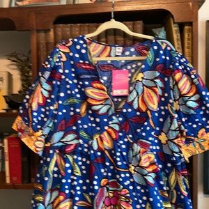 Maxi Dress, Tiered, Puff Sleeves with elastic, pockets